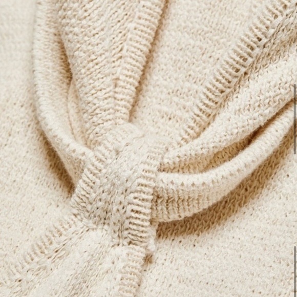 CULT GAIA Knit Cut Out Jana Dress in Off White Size Large NWT - Picture 9 of 15